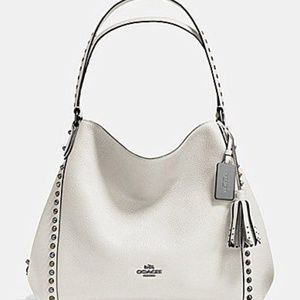 COPY - COACH OUTLINE STUDS AND GROMMETS EDIE SHOULDER BAG